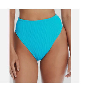 Bleu Rod Beattie Women Blue High-Waist Bikini Bottom Swimwear Size 6 15156